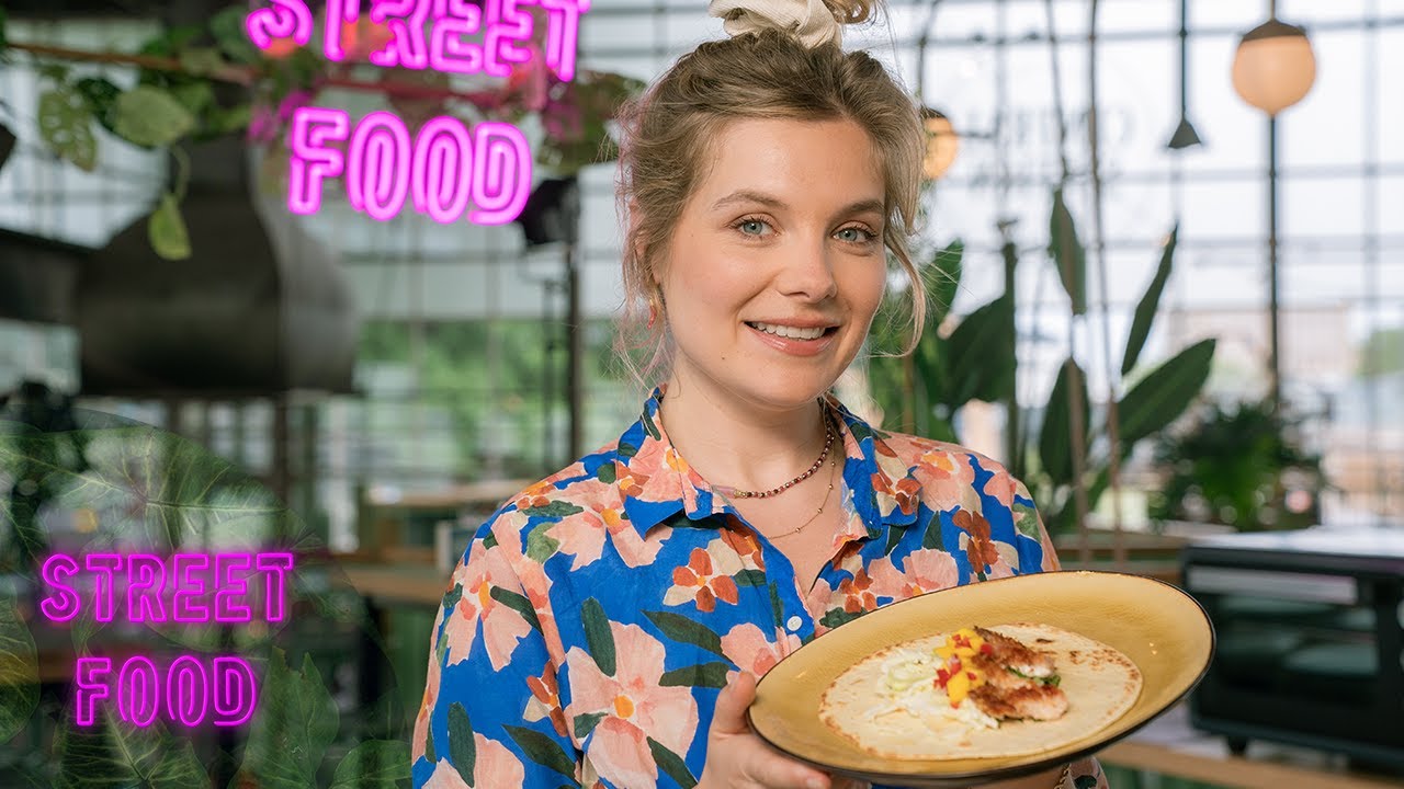 Taco met kokoskip en mangosalsa | Streetfood