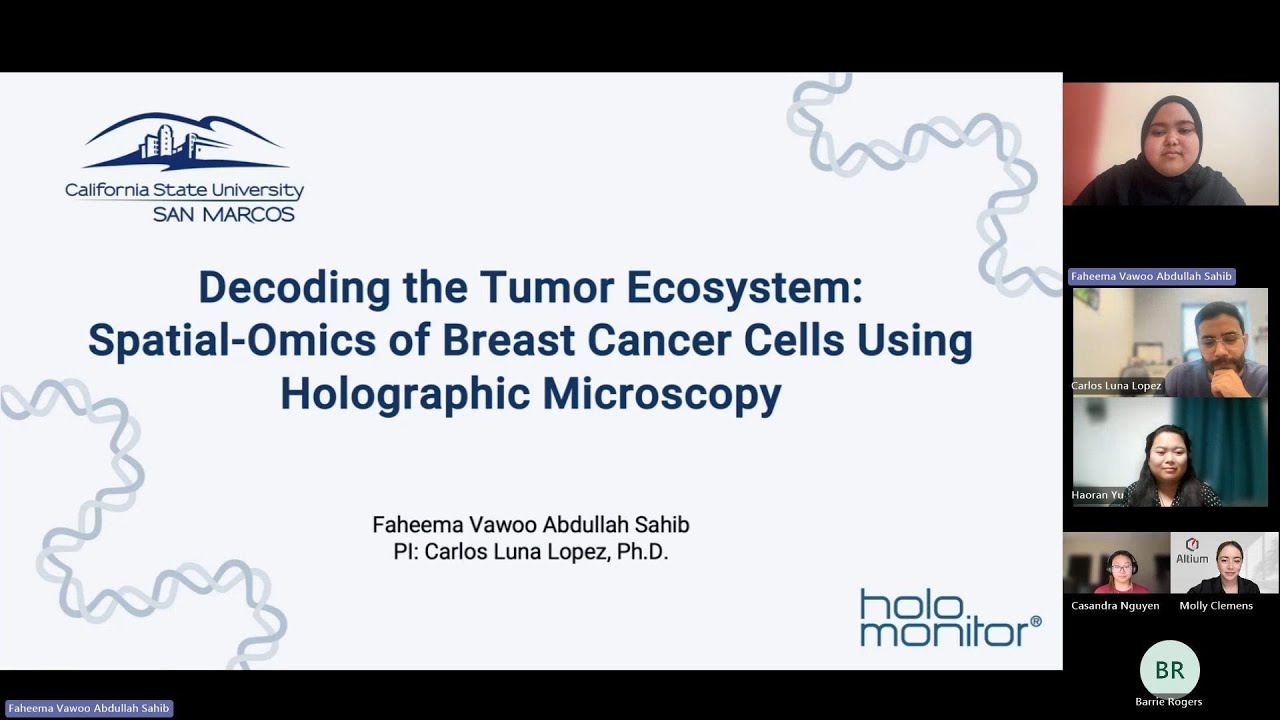 Decoding the tumor ecosystem: Spatial-omics of breast cancer cells using holographic microscopy