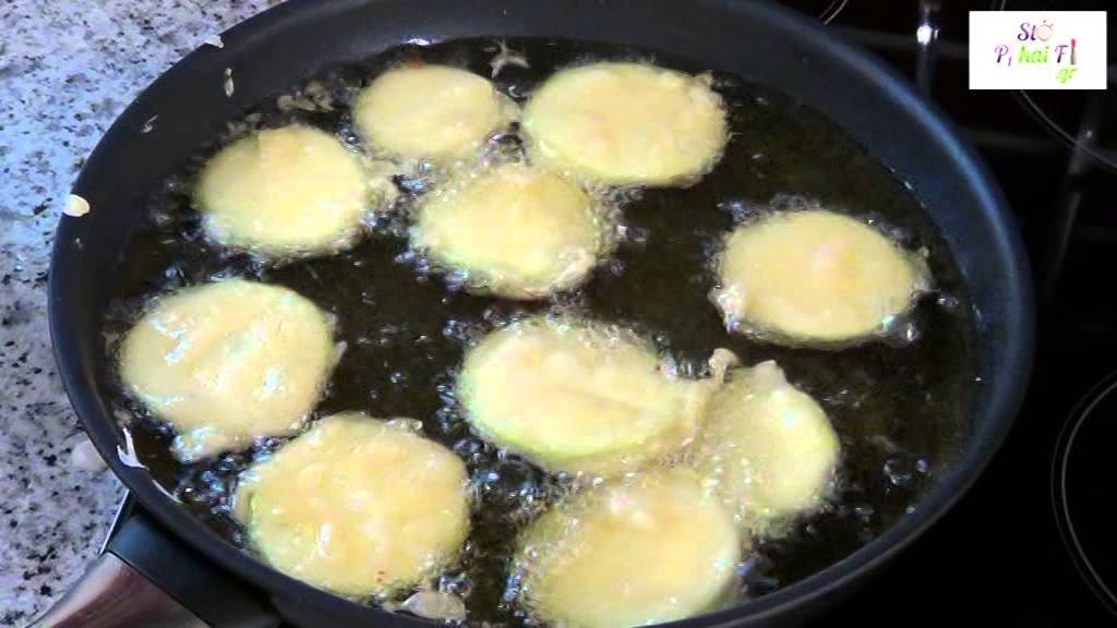 Κολοκυθάκια τηγανιτά - Fried zucchini - StoPikaiFi.gr