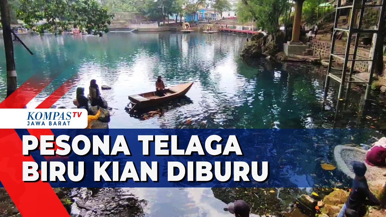 Objek Wisata Telaga Biru Tak Pernah Sepi Pengunjung