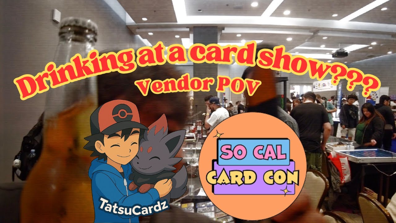 Getting lit at SoCal Cardcon??? | Vending POV 2