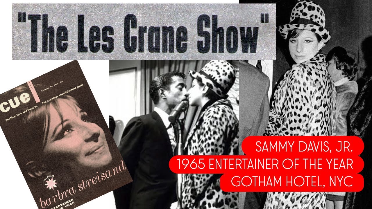 Streisand on Les Crane Show [1965 Cue Magazine Award with Sammy Davis, Jr.]