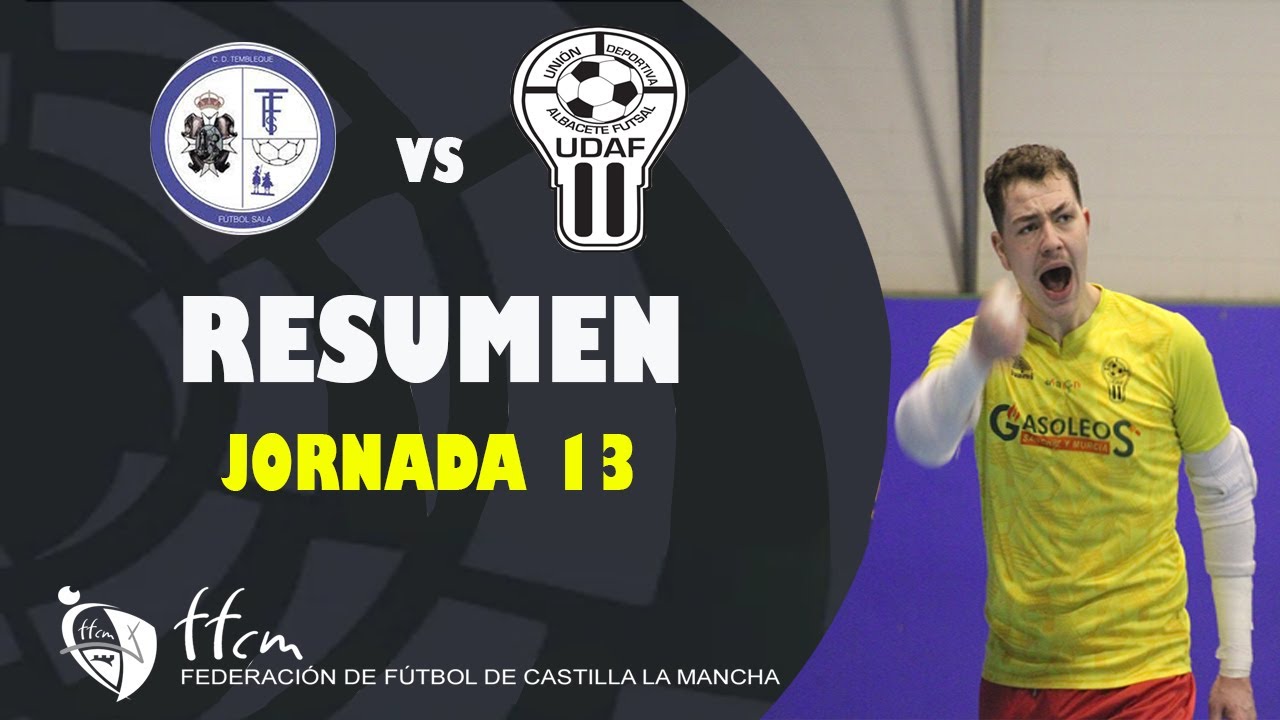 RESUMEN TEMBLEQUE FS - UDAF AFANION /  (3-5) / JORNADA 13 / TERCERA DIVISION / Temp. 22/23