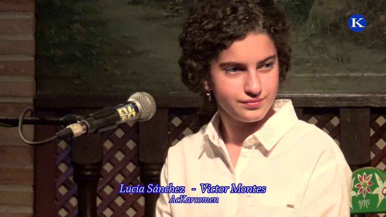Lucia Sanchez y Victor Montes cante flamenco por CAÑA XXXVI Concurso Nacional de Cante  Carmona