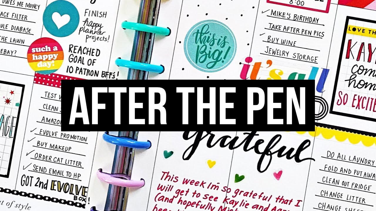 After the Pen // Functional Plan With Me // Big Happy Planner // November 9-15, 2020