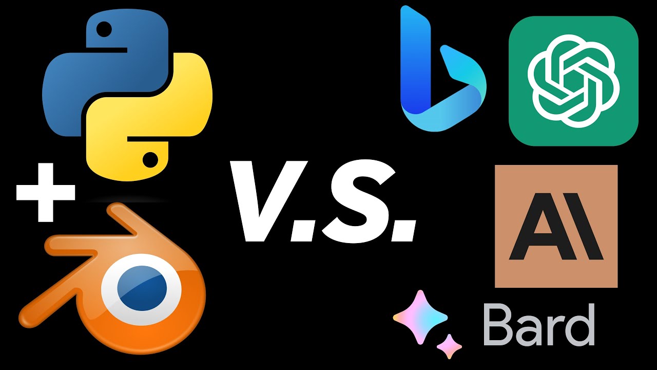 The Current State of AI Blender Python Programming, Claude vs ChatGPT vs Bard vs Copilot