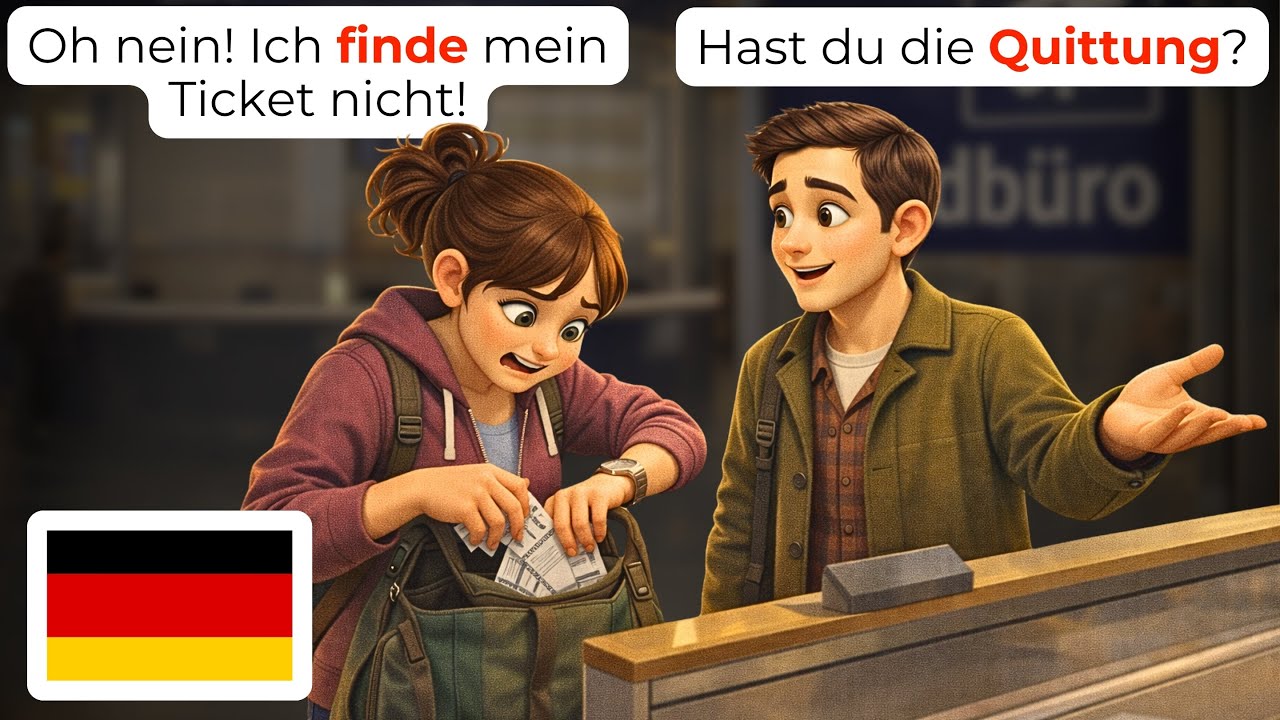 🇩🇪 Выучите Немецкий за 23 Минуты: 50+ Фраз для Общественного Транспорта, Которые Вам Нужны (A1-A2)