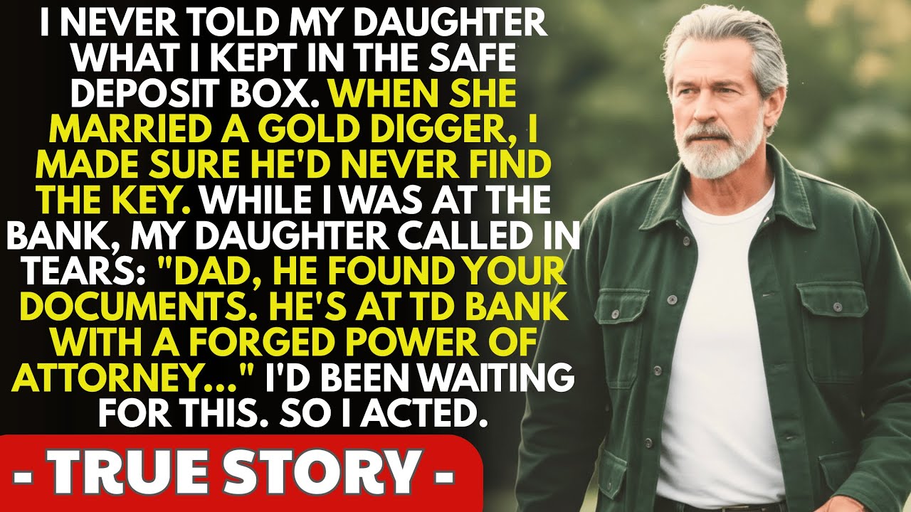 I Never Told My Daughter About The Safe Deposit Box. When She Married A Gold Digger, He Tried To...