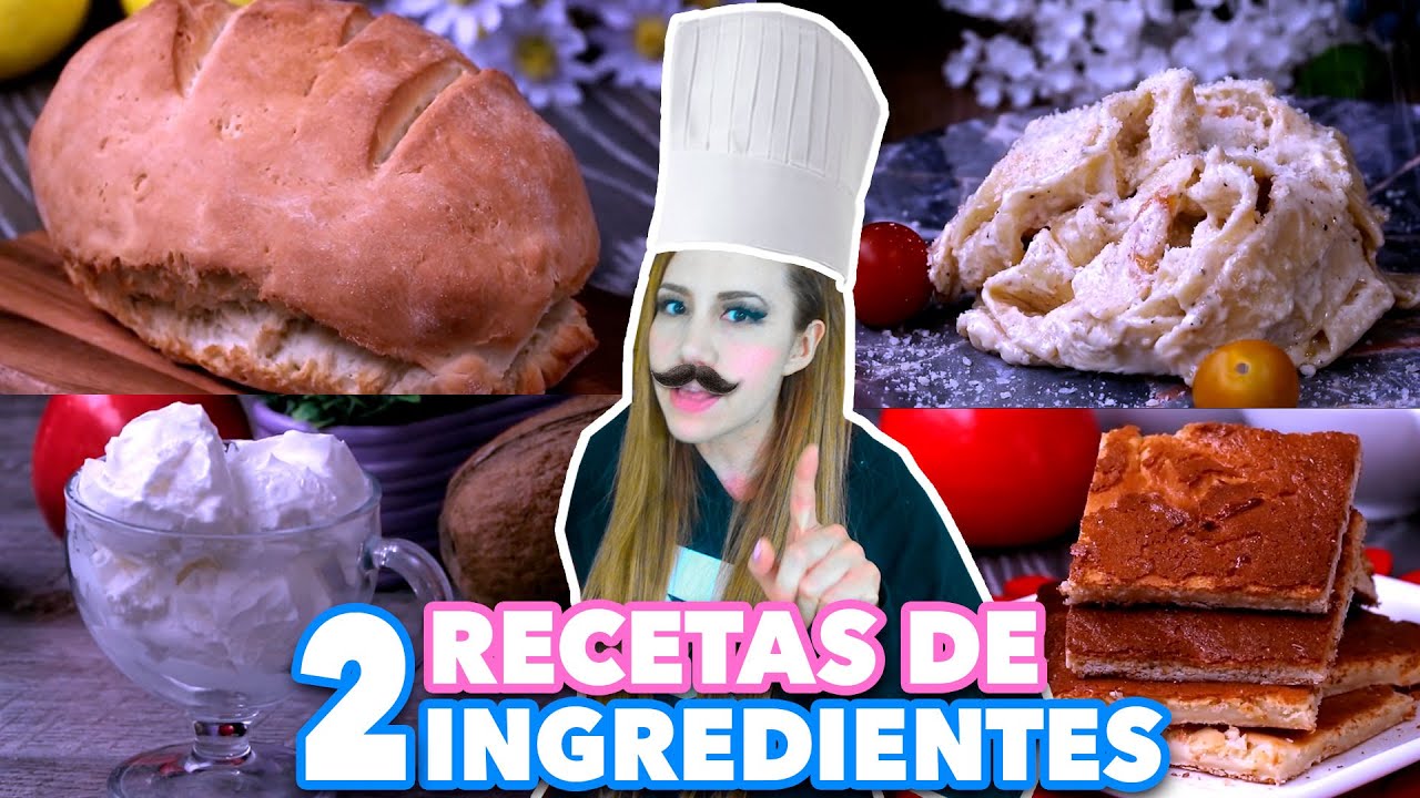 RECETAS MUY AMBICIOSAS DE 2 INGREDIENTES - PASTA, PAN, HELADOS Y MÁS! MAIRE VS EL INTERNET