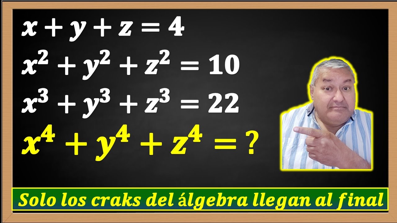 Este problema humilla incluso a los que saben álgebra
