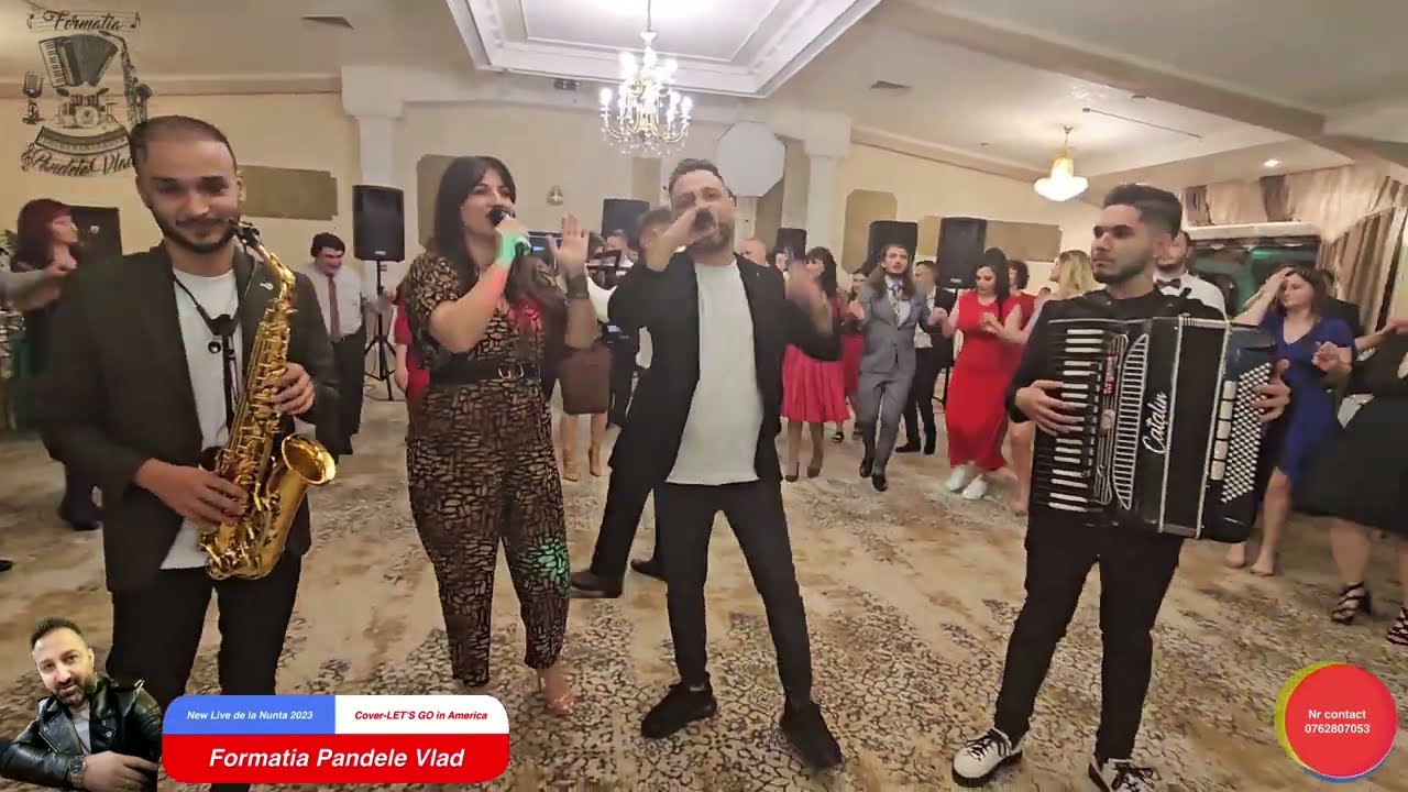 🆕Live de la Nunta 2023🆕Formatia Pandele Vlad🆕Cover-LET’S GO in America🆕❤️Nunta-Iulian&Daiana❤️