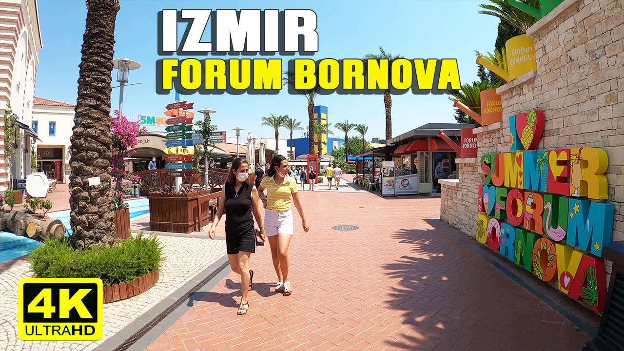 Izmir Forum Bornova Shopping Mall  Walking tour| July 2021| 4k UHD 60fps