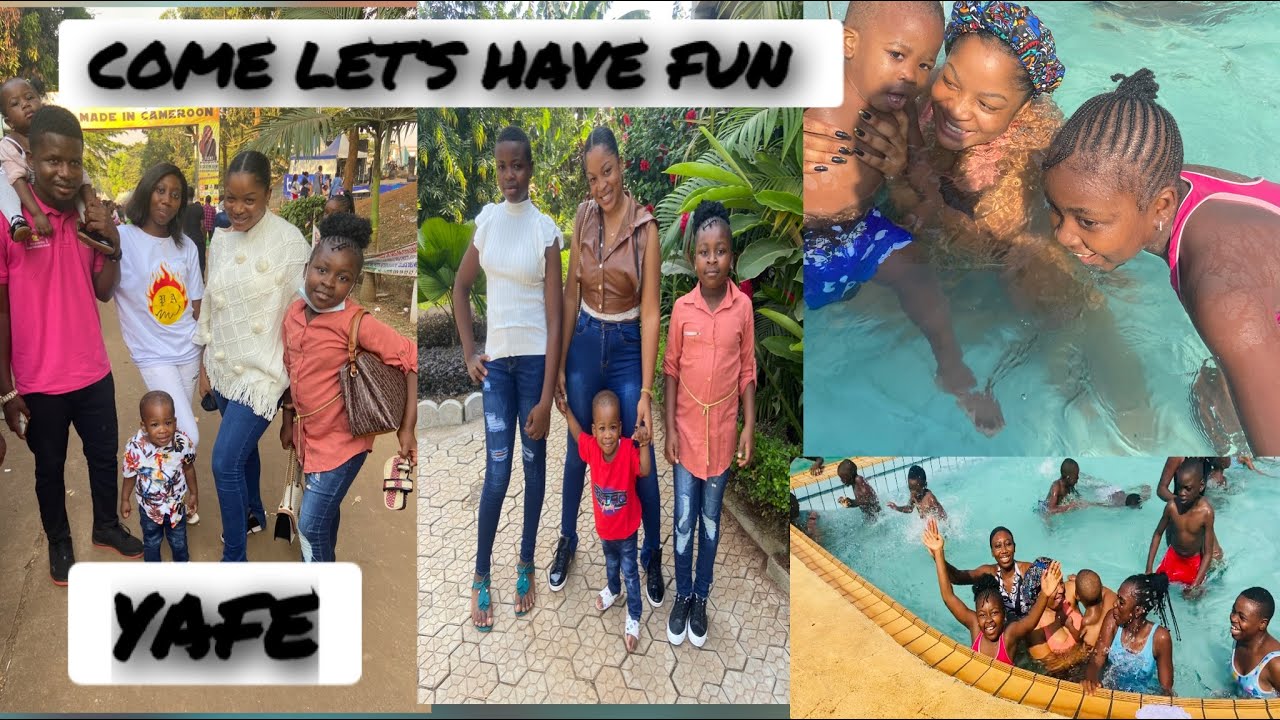 Where to have Fun /YAFE( Yaounde en fête)king went swimming for the first time / Cameroon vlog