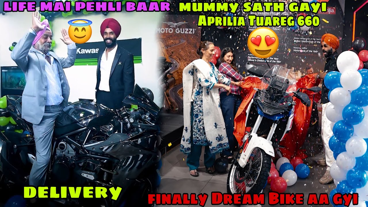 Life mai pehli baar Mummy sath gyi 😍 Ek or Dream Bike ki Delivery lene ❤️ Papa ki bhot yaad ayi 😫
