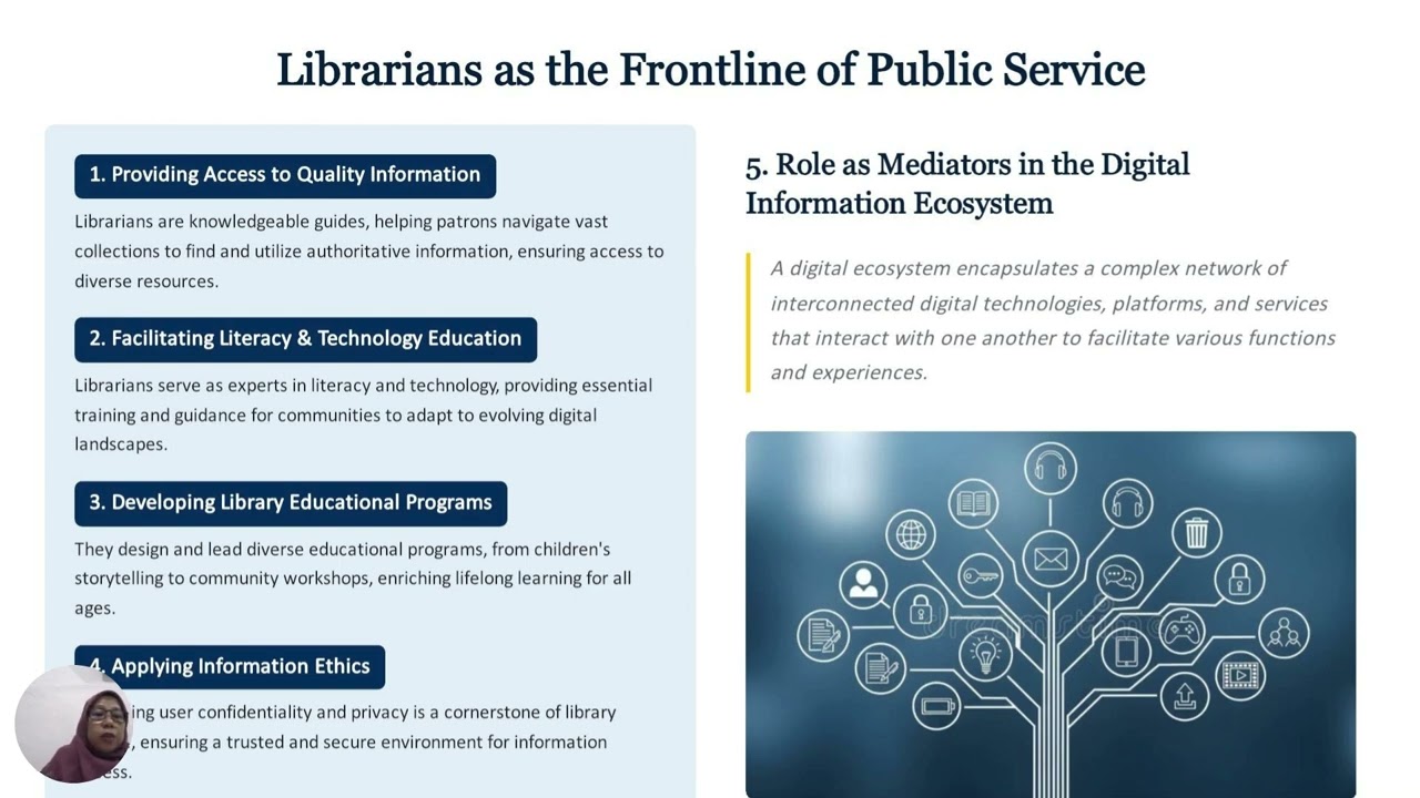 The social responsibility of librarians ...Ms. Indreswari Nurmalia Sulasmi