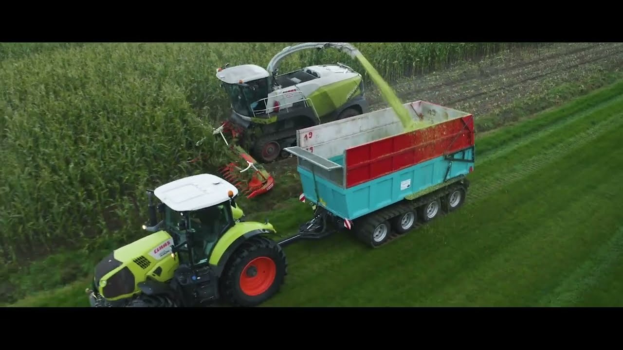 Fliegl ÜBERLADESTATION und 4-ACHS-Ketten-Dumper / Jaguar 960 Terra Trac! | 4K
