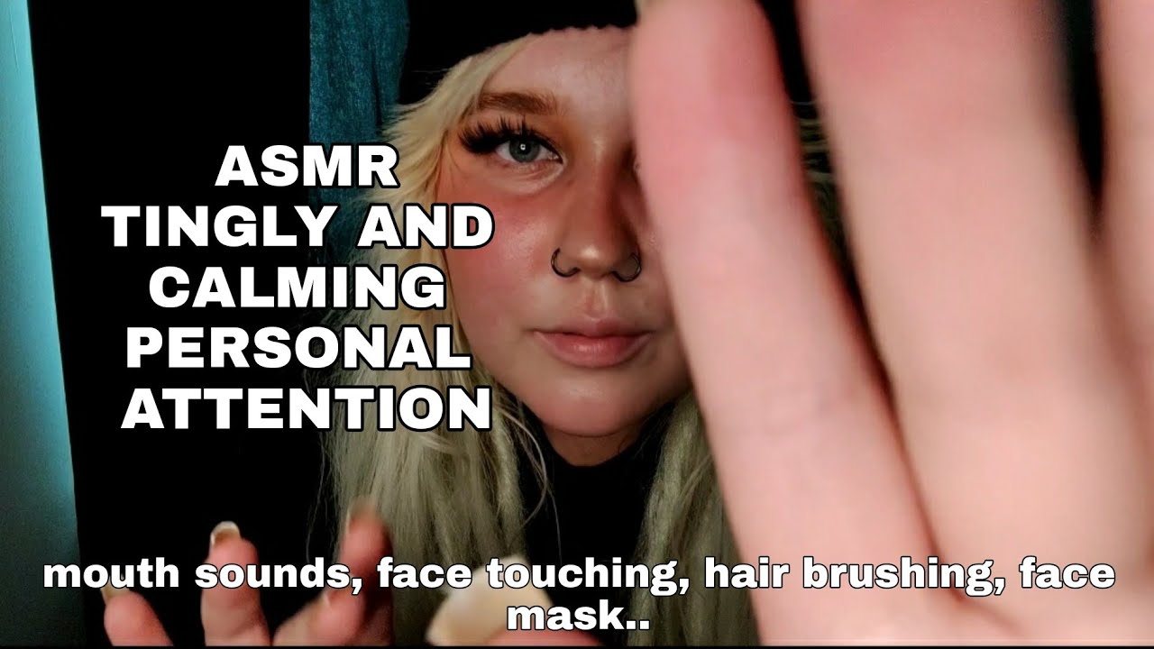 ASMR suomi - personal attention 🤍 suuääniä, hiusten harjaus, kasvonaamio ja kasvohieronta sulle