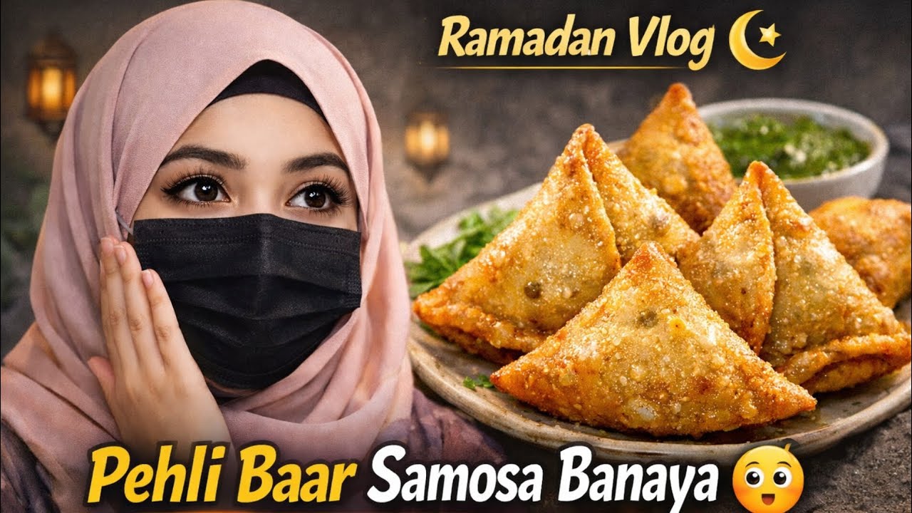 Pehli Baar Samosa Banaya 😳 | Special Guest at Home 🏠 | Ramadan Vlog 🌙 | Hazra Hifza Official 🌸
