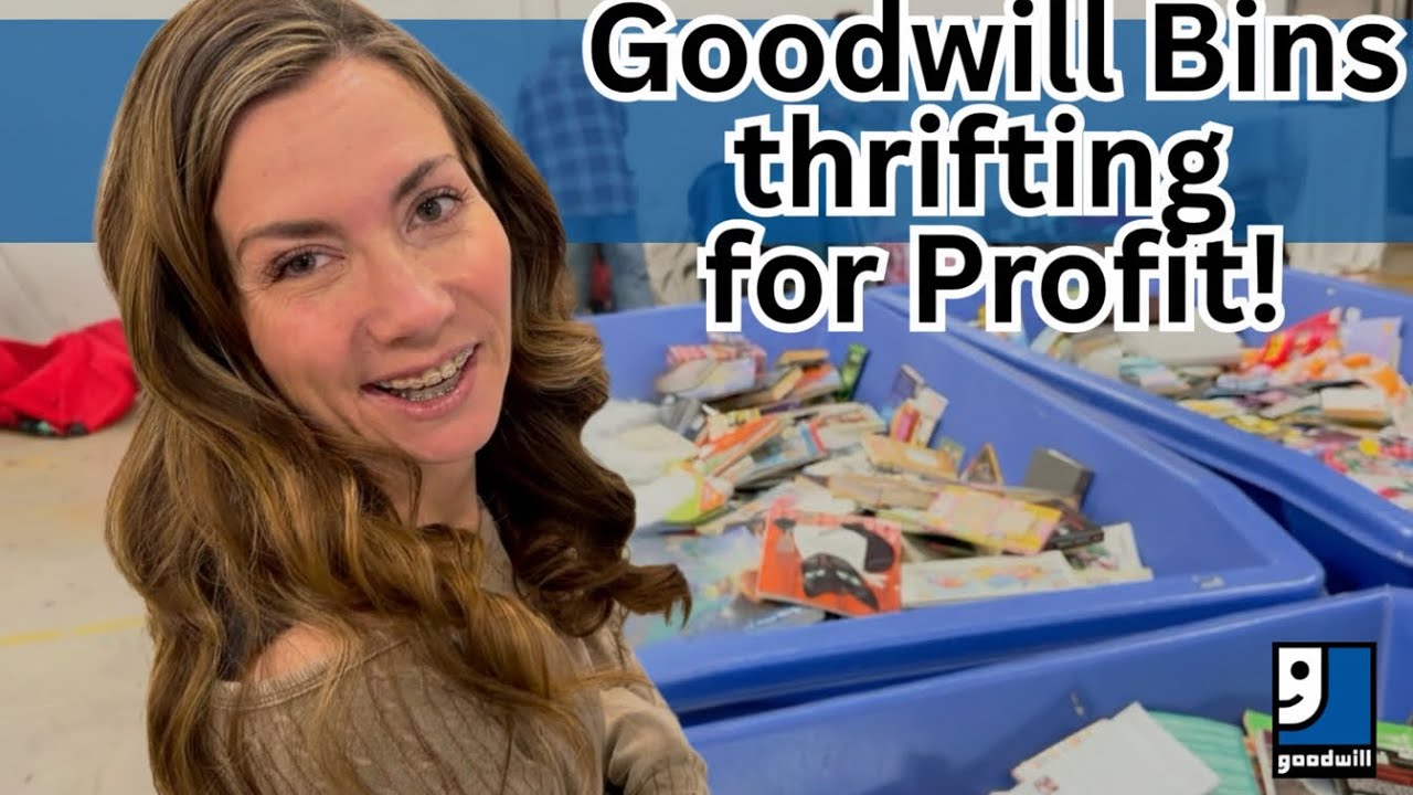 Goodwill Bins Thrifting for Profit - 3 Thrift Stores Shopping Spree & Thrifted makeovers Reselling