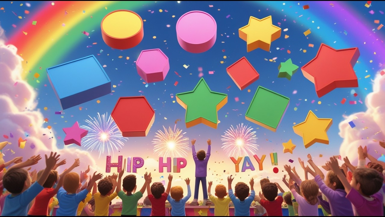 🔺 Shape Learning Fun | Colorful Nursery Rhymes for Kids and Many More Fun Songs!