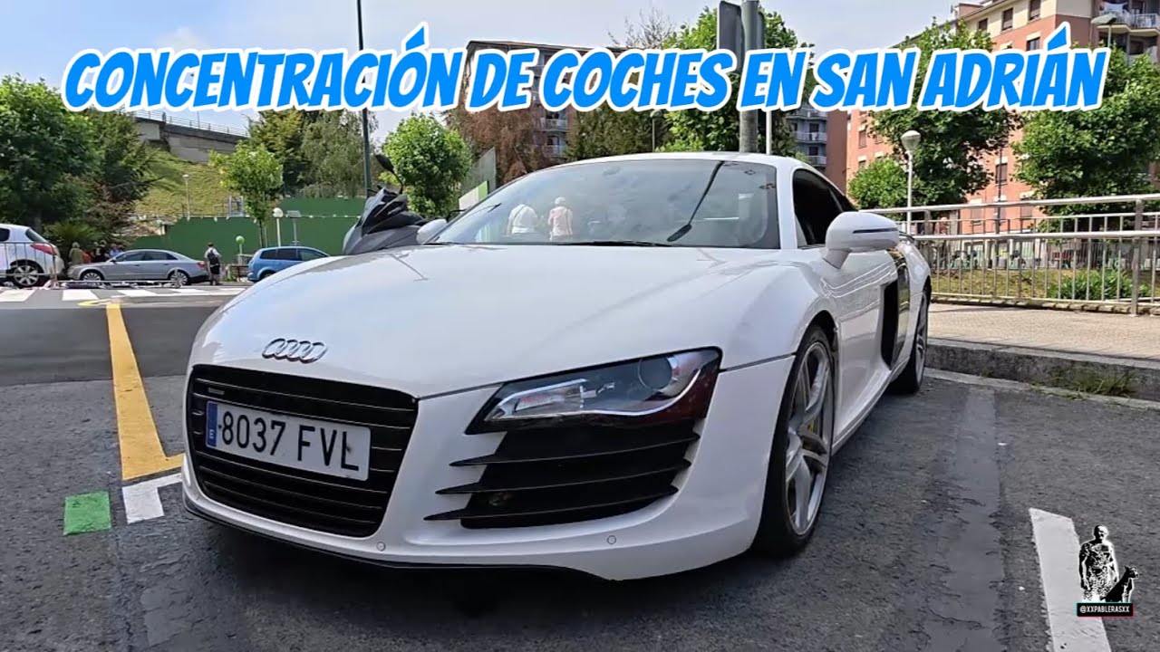 CONCENTRACIÓN DE COCHES EN EL BARRIO DE SAN ADRIÁN DE BILBAO.