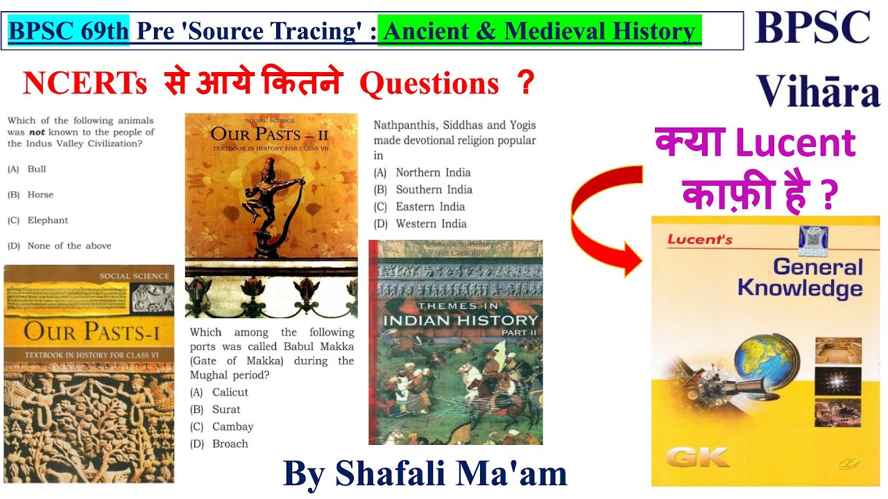*With Proof* 69th BPSC में Ancient & Medieval History के Question कहाँ से आये | Source of 69th BPSC