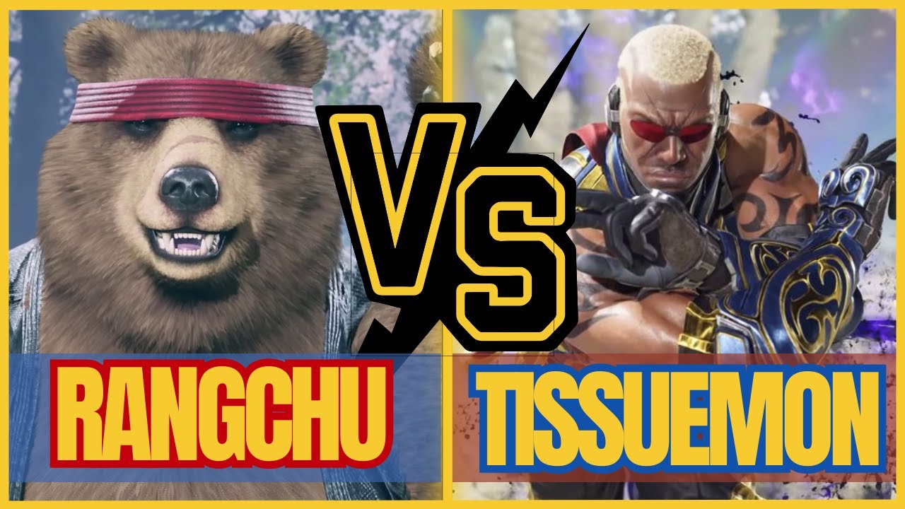 Tekken 8 -  Rangchu (Kuma) vs Tissuemon (Raven) - High Level Match T8