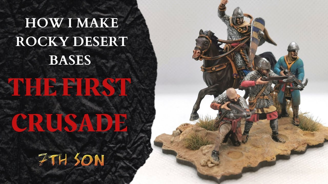 How I Make Rocky Desert Bases - The First Crusade 04
