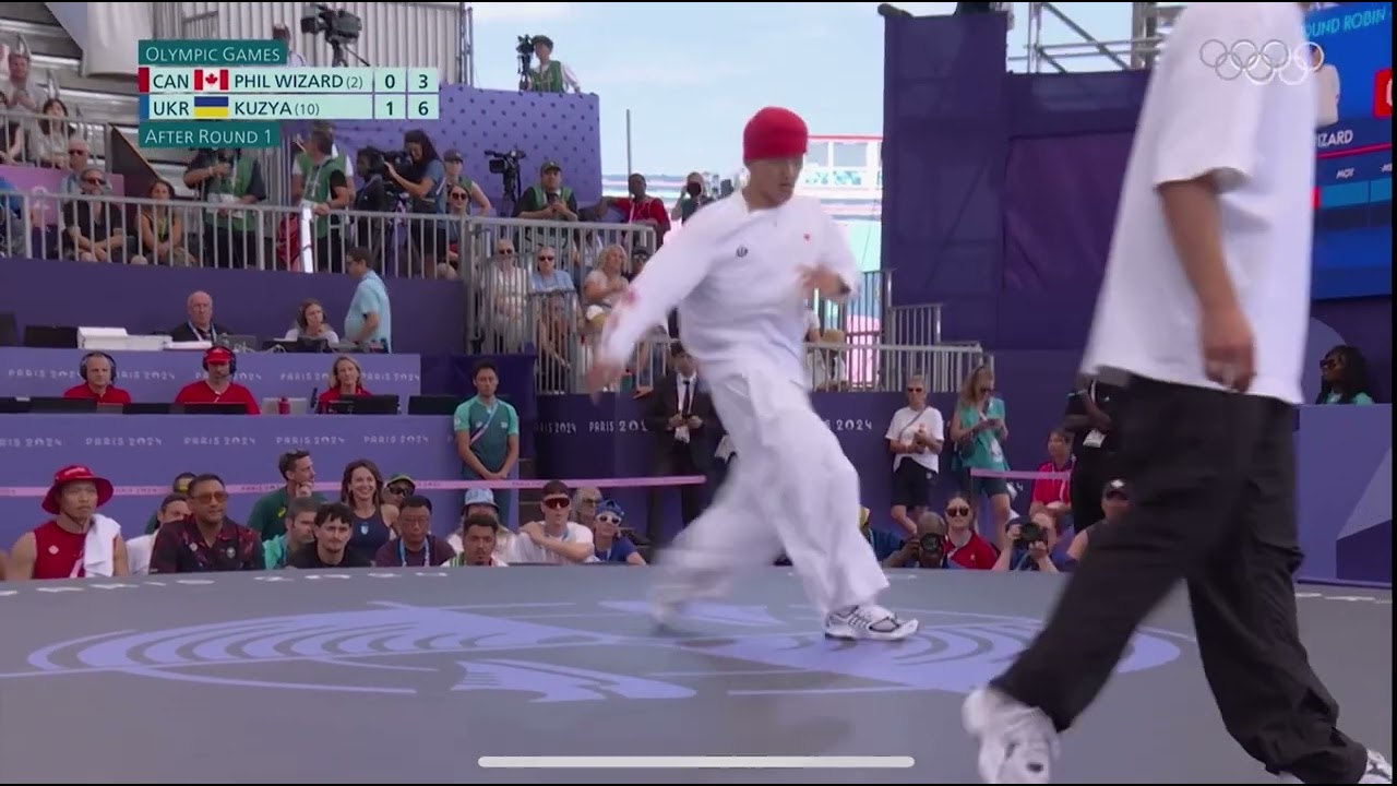Bboy Phil Wizard vs Kuzya- Paris Olympic Games 2024 Breaking