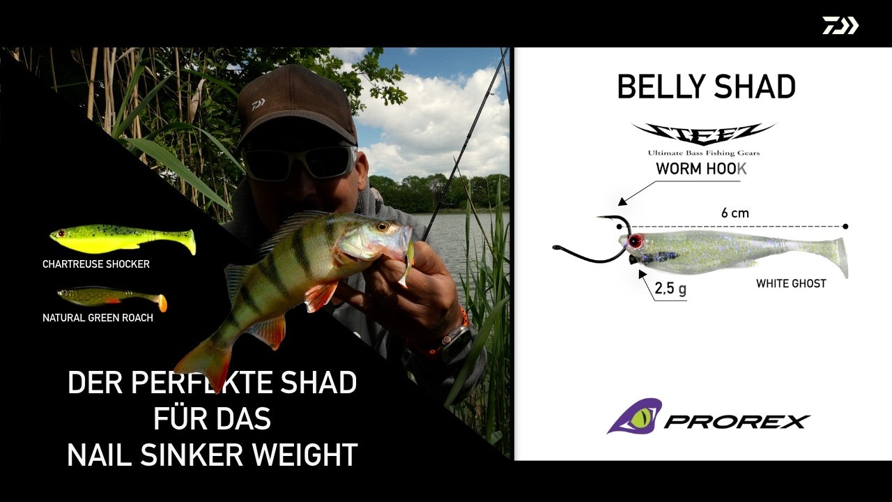 DAIWA: PROREX BELLY SHAD | Arne auf Barsch Jagd