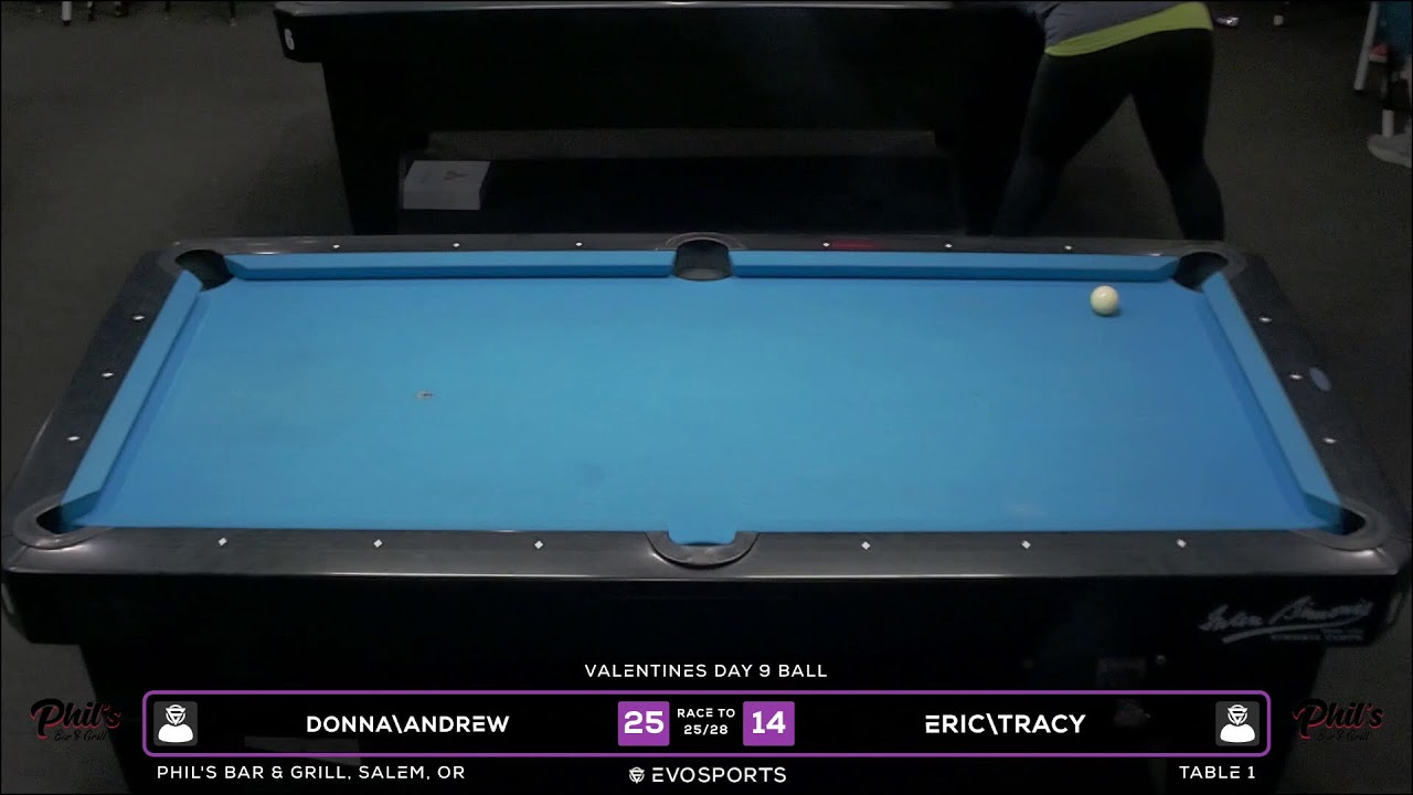 DONNA\ANDREW vs ERIC\TRACY - PHIL'S BAR & GRILL - TABLE 1 | EvoSports