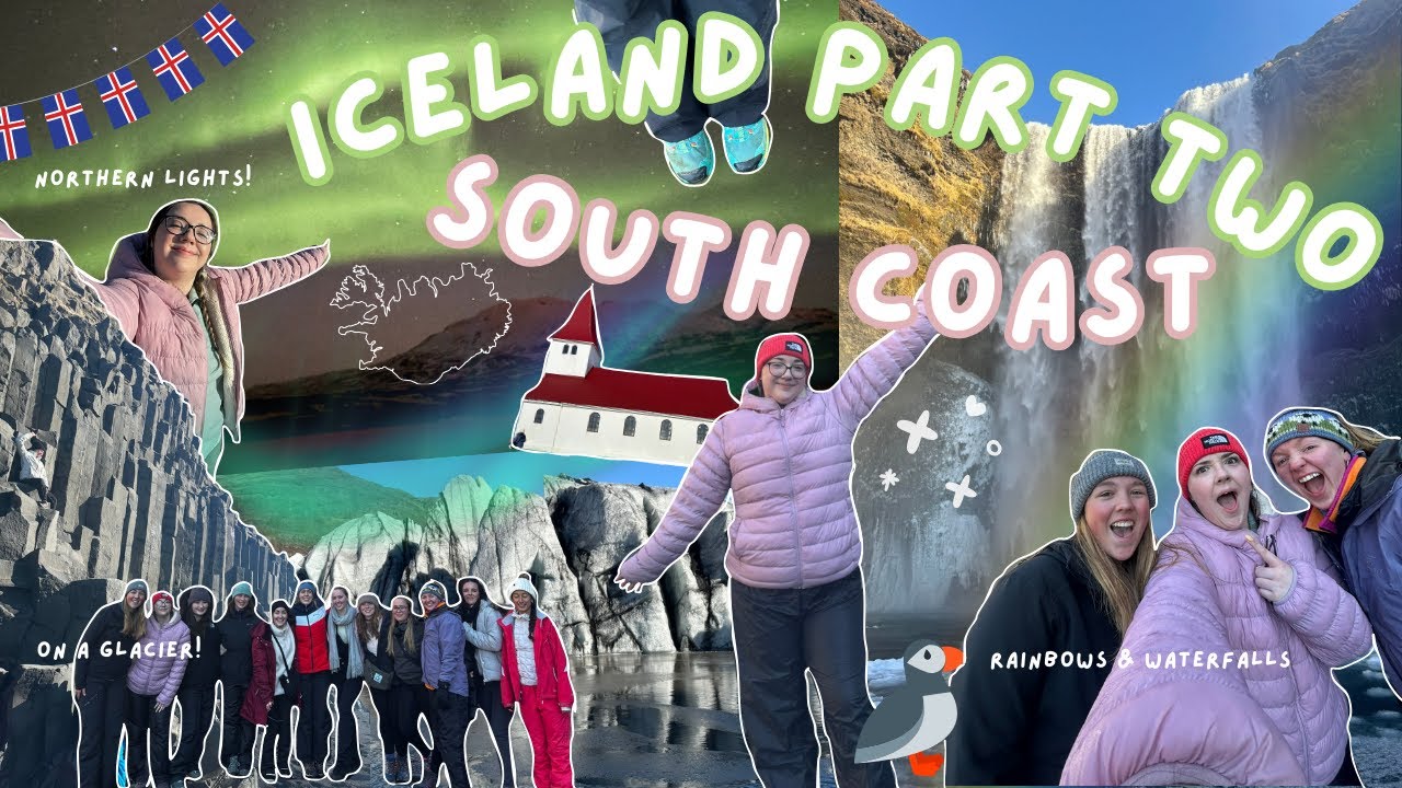 We saw the NORTHERN LIGHTS!🌈🌊 / Iceland South Coast 🇮🇸 - Day 2