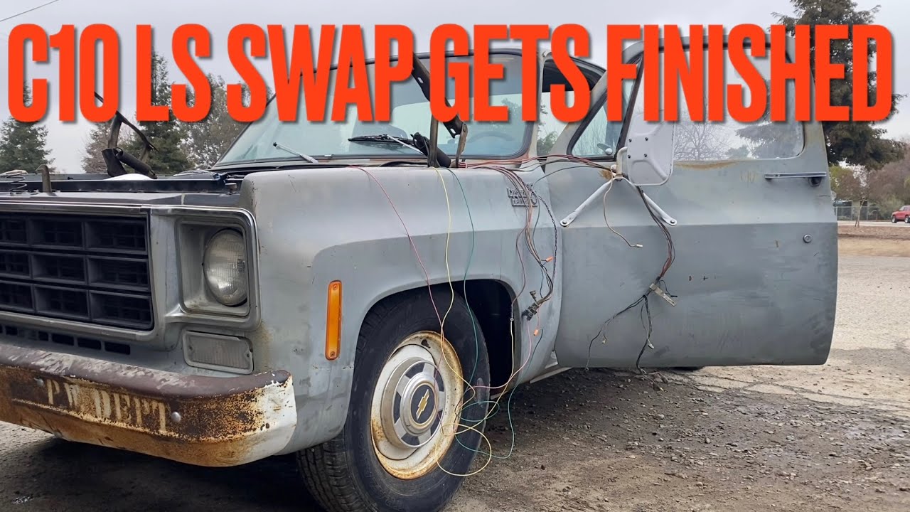 73-87 C10 LS SWAP : part 4 finished and next project c10 to k5 conversion