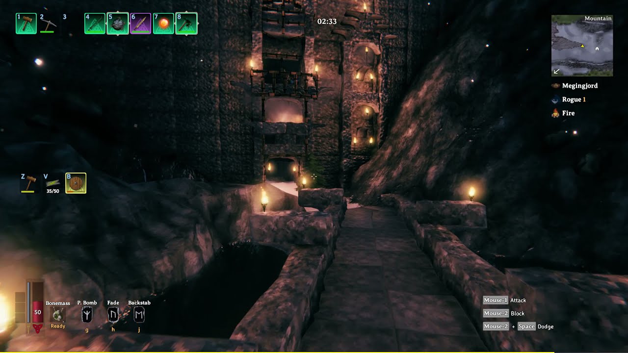 Start of the Lonely Mountains in the LOTR map...(Valheim)