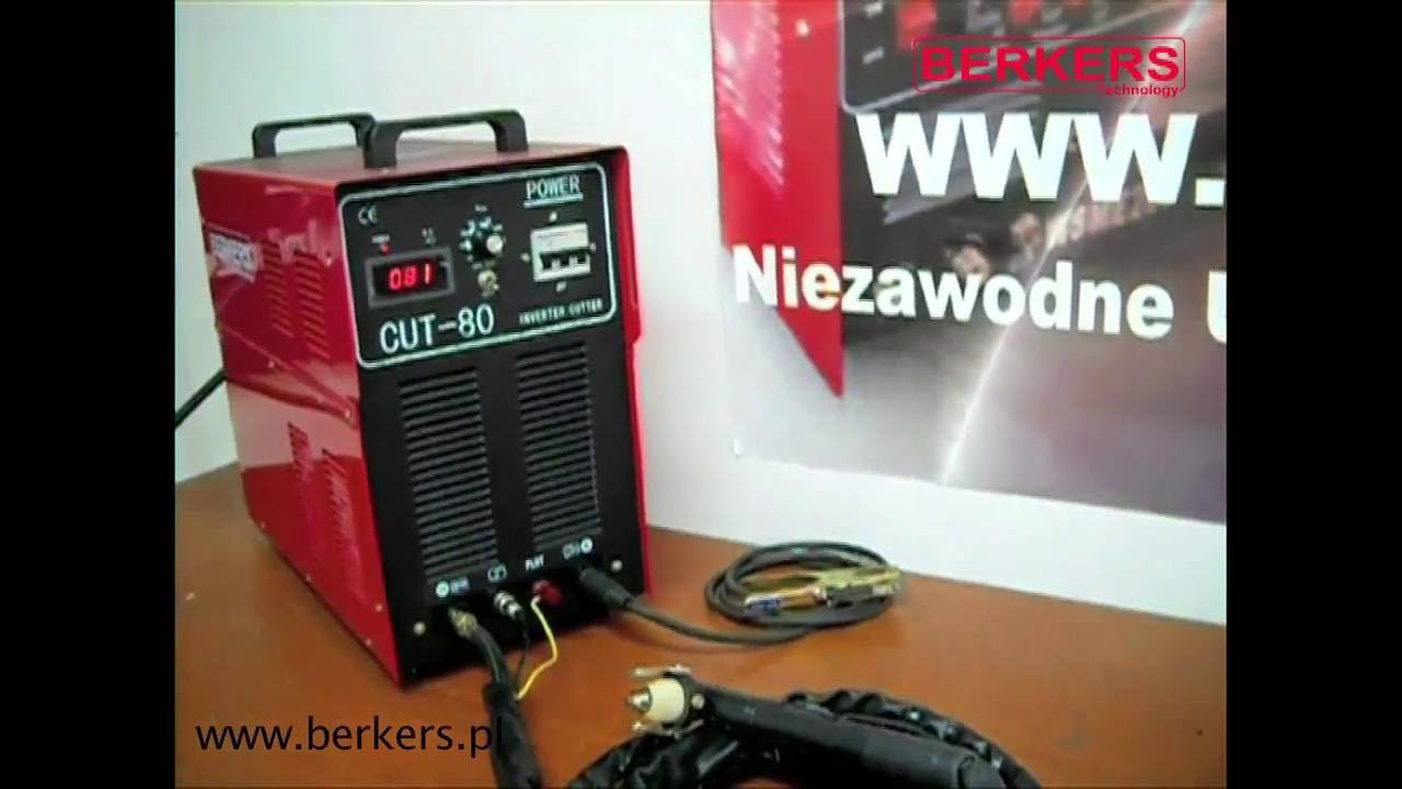 #Szybkie cięcie metali do 30mm Przecinarka wypalarka plazmowa CUT80 Berkers
