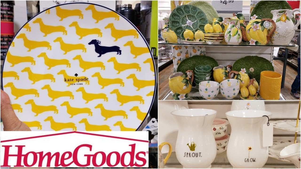 Shop WITH ME HOMEGOODS KITCHENWARE LEMON SPRING SUMMER KITCHEN HOME IDEAS 2018