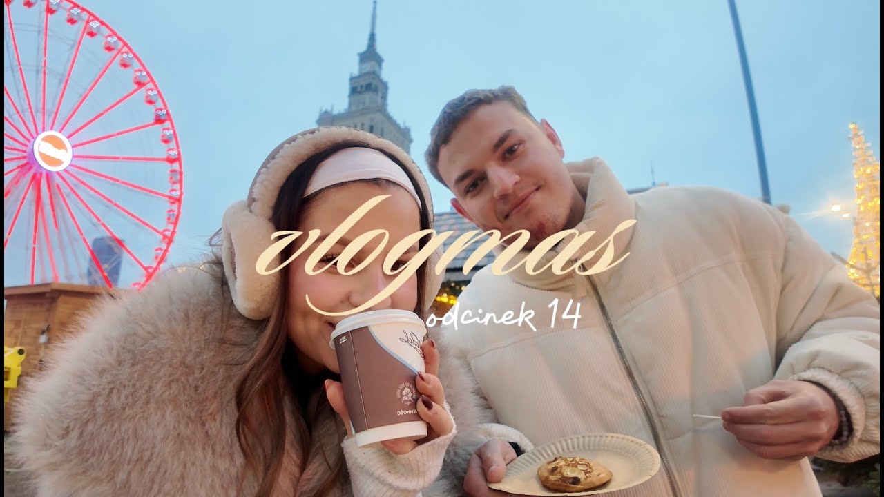 vlogmas 14 | testujemy jedzenie na jarmarku w Warszawie! 🥳