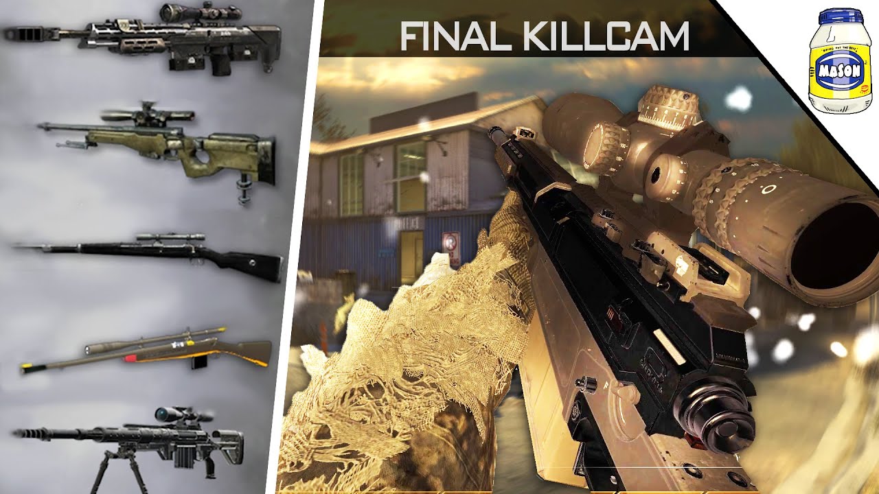 I HIT A TRICKSHOT WITH EVERY SNIPER ON MW2!! - (IW4X Trickshotting)