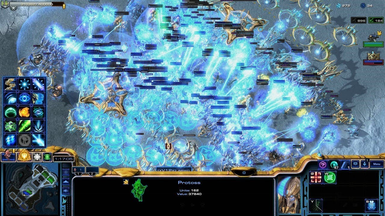 Starcraft 2 - Arcade - Direct Strike - 3vs3 - Protoss - #221 - Epic Fight