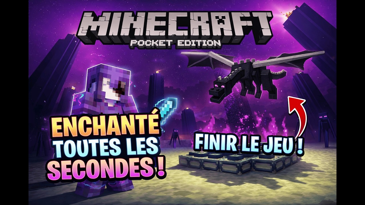 J'ai essayé de finir Minecraft mais mon stuff s’enchante toute les secondes  (Partie 1)