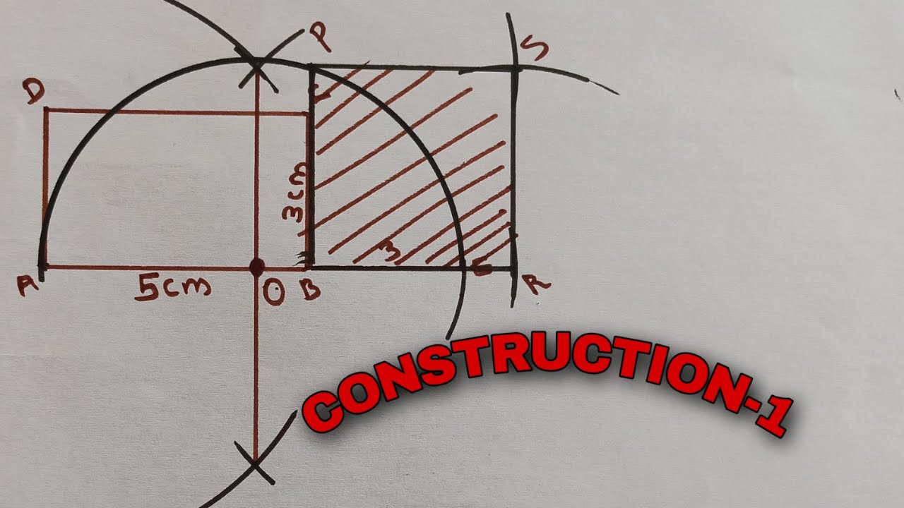 FOCUS AREA CONSTRUCTION Construction of a square of given area same as that of a rectangle1|SSLC
