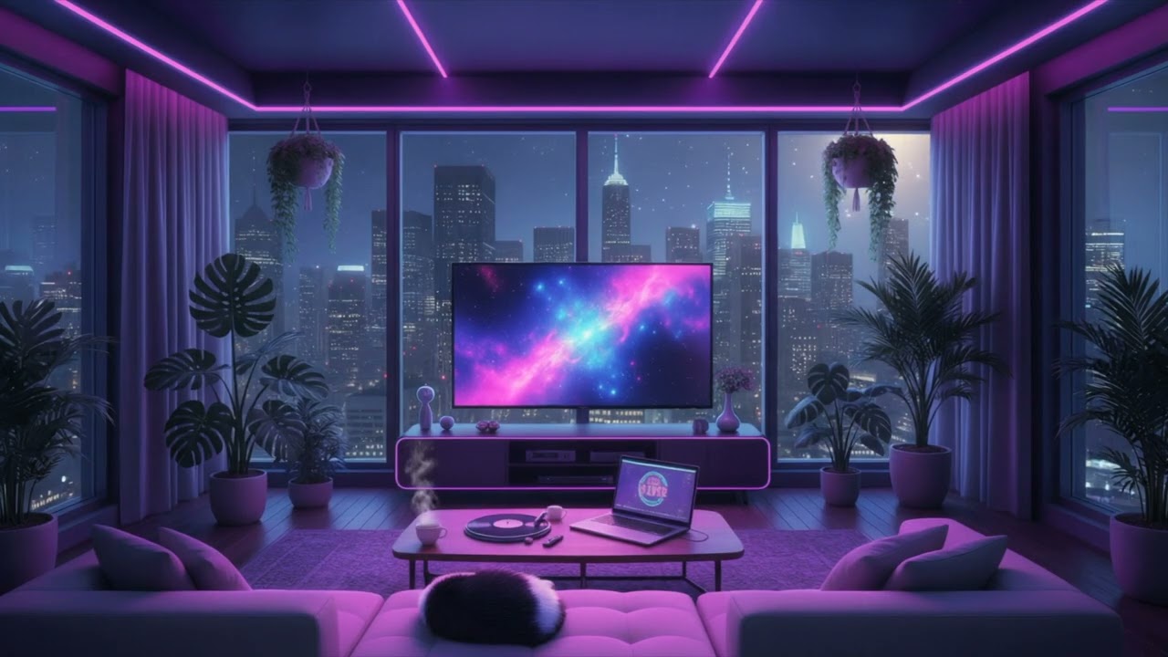 Neon Heights: Higher elevation, lower BPM - DMCA-Free