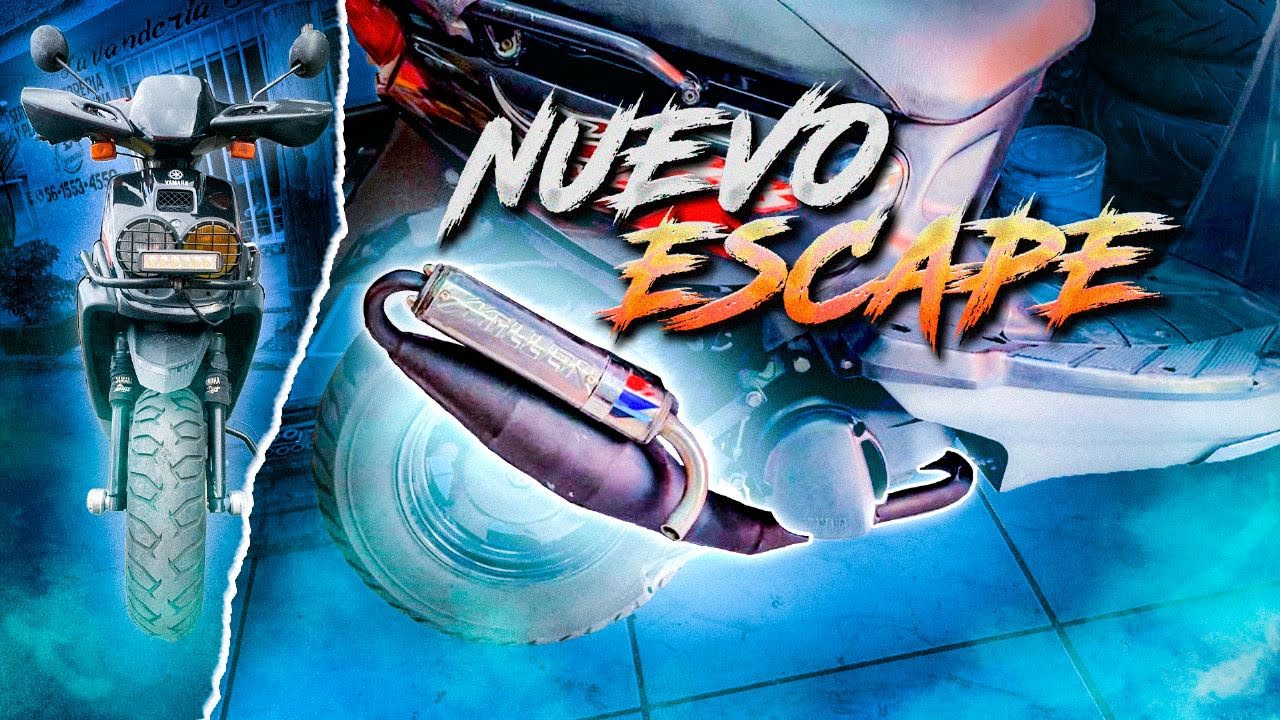 NUEVO ESCAPE PARA MI BWS 100 ¿CORRE MAS? 🚀 || EL RONY