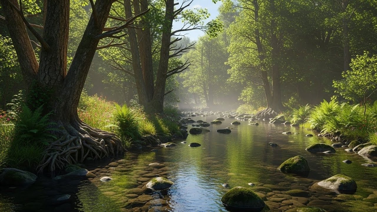 River and Forest Sounds 🌿🌊 Calm Nature Ambience for Relaxation and Focus #2227