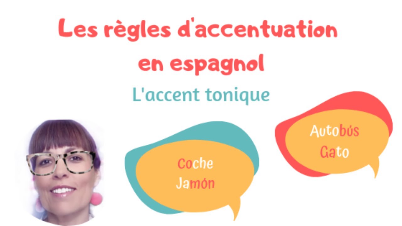 Les règles d'accentuation en espagnol - L'accent tonique