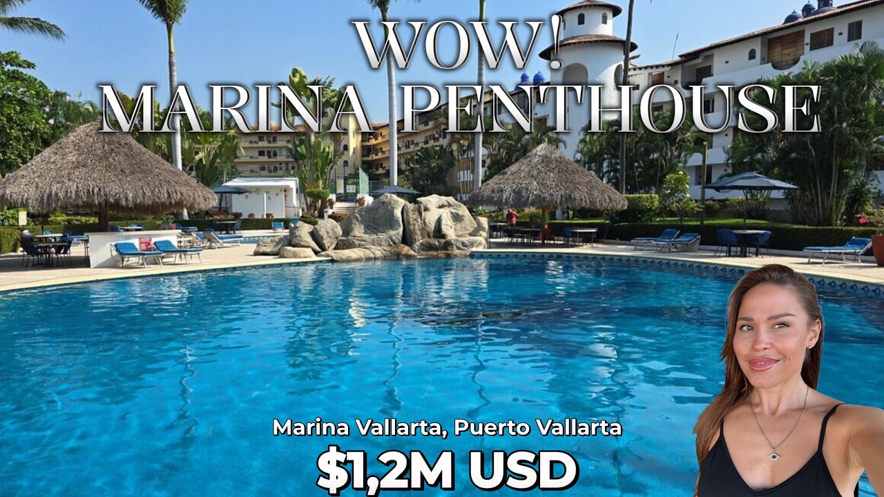 Экскурсия по пентхаусу в Марина Вальярта за 1,2 млн долларов | Яхт-клуб Royal Pacific | 4 спальни...