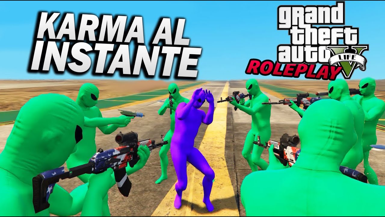 KARMA INSTANTANEO EN ANTIROLES DE GTA V ROLEPLAY #300