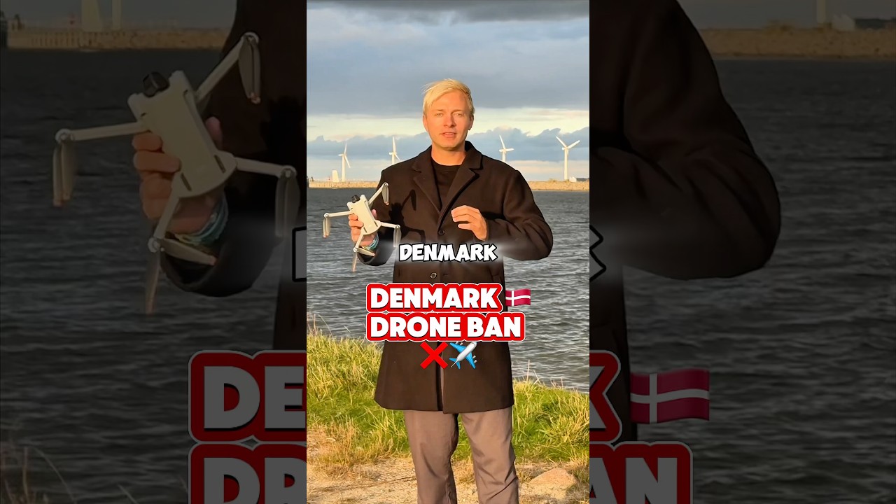 Дания запрещает дроны 🇩🇰❌ #denmark #drone #danish #dansk #copenhagen #denmarkvlog #drones