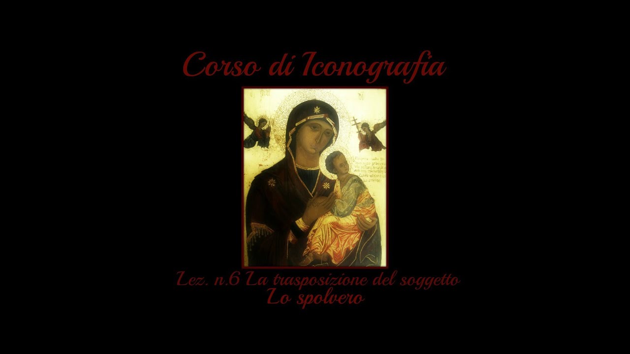 Corso di Iconografia Lez.n.6 La trasposizione del soggetto tramite spolvero
