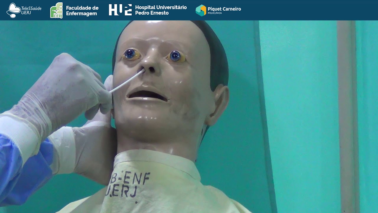 Paramentação e desparamentação para coleta de RT- PCR na sala de exames da atenção básica